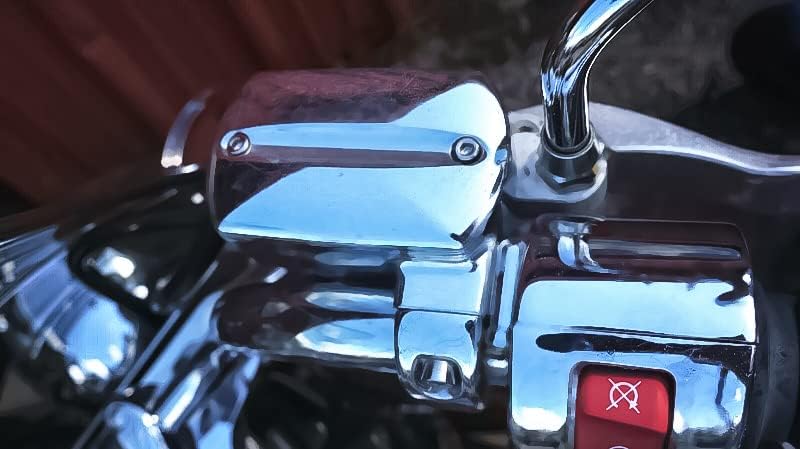 FENGREN Motorcycle Front Brake Master Cylinder Cover For Yamaha 1998-2013 V-Star 650 XVS650/2009-2013 V-Star 950 XVS950/1999-2013 V-Star 1100 XVS1100/2007-2013 V-Star 1300 XVS1300 - Image 3
